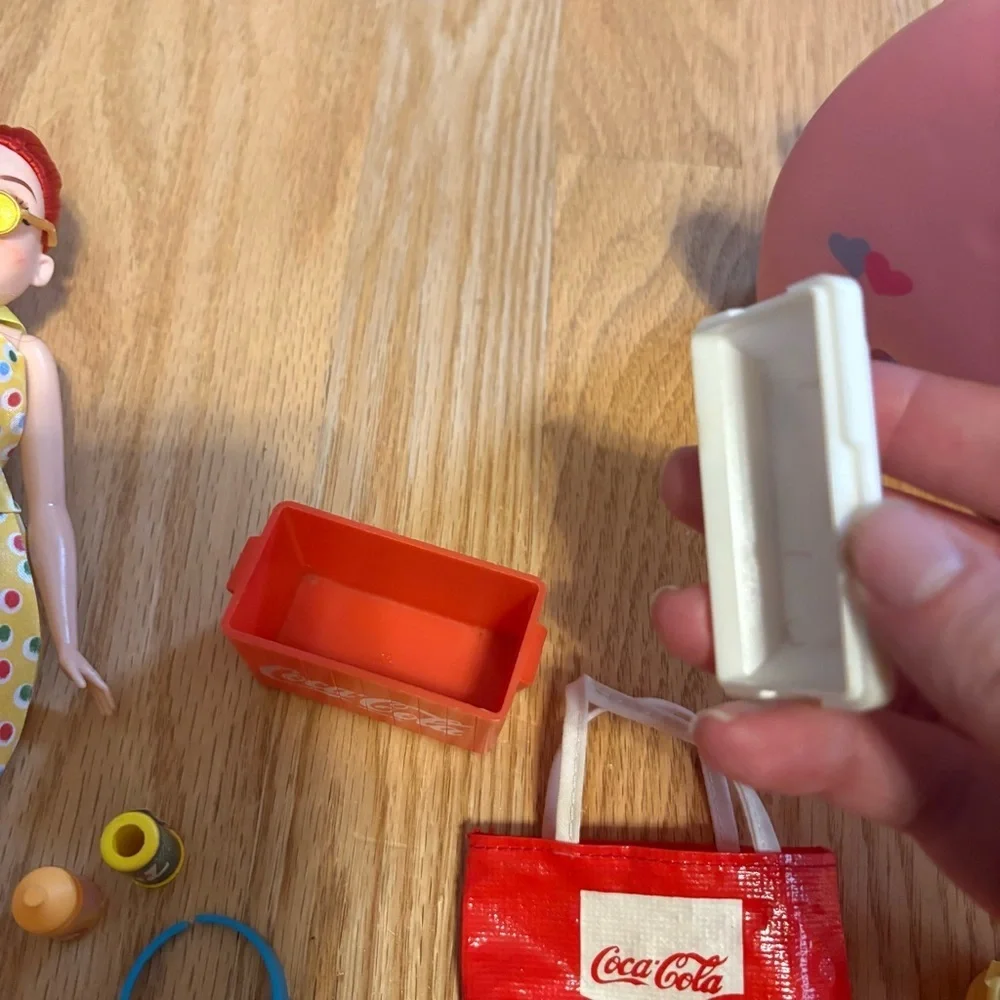 Barbie Vintage Coca Cola Cooler Bag Summer Set Heart Family Sunshine Fun